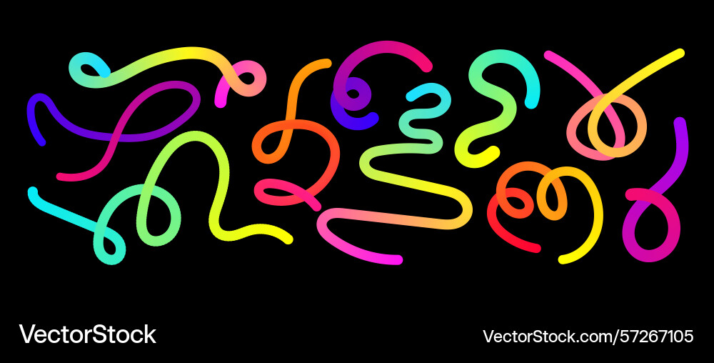 Set of graphic elements abstract shapes Set of graphic elements abstract shapes Vector Image