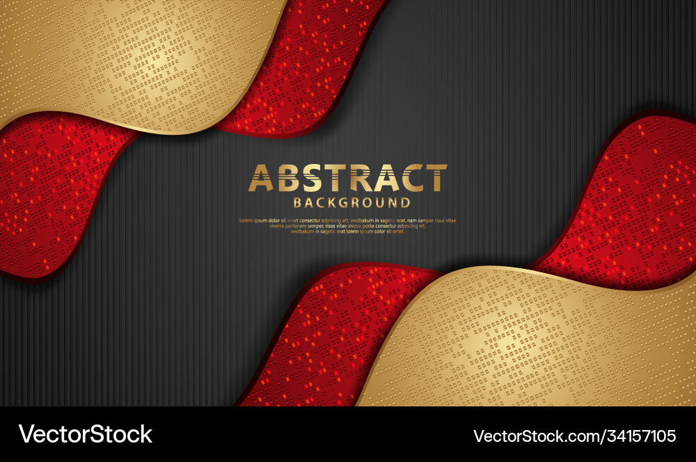 Wave abstract overlap layer on black stripes Wave abstract overlap layer on black stripes vector image