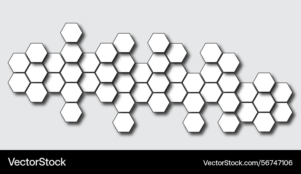 Abstract hexagon background Abstract hexagon background Vector Image