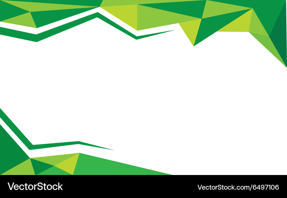 Background trangle green Royalty Free Vector Image
