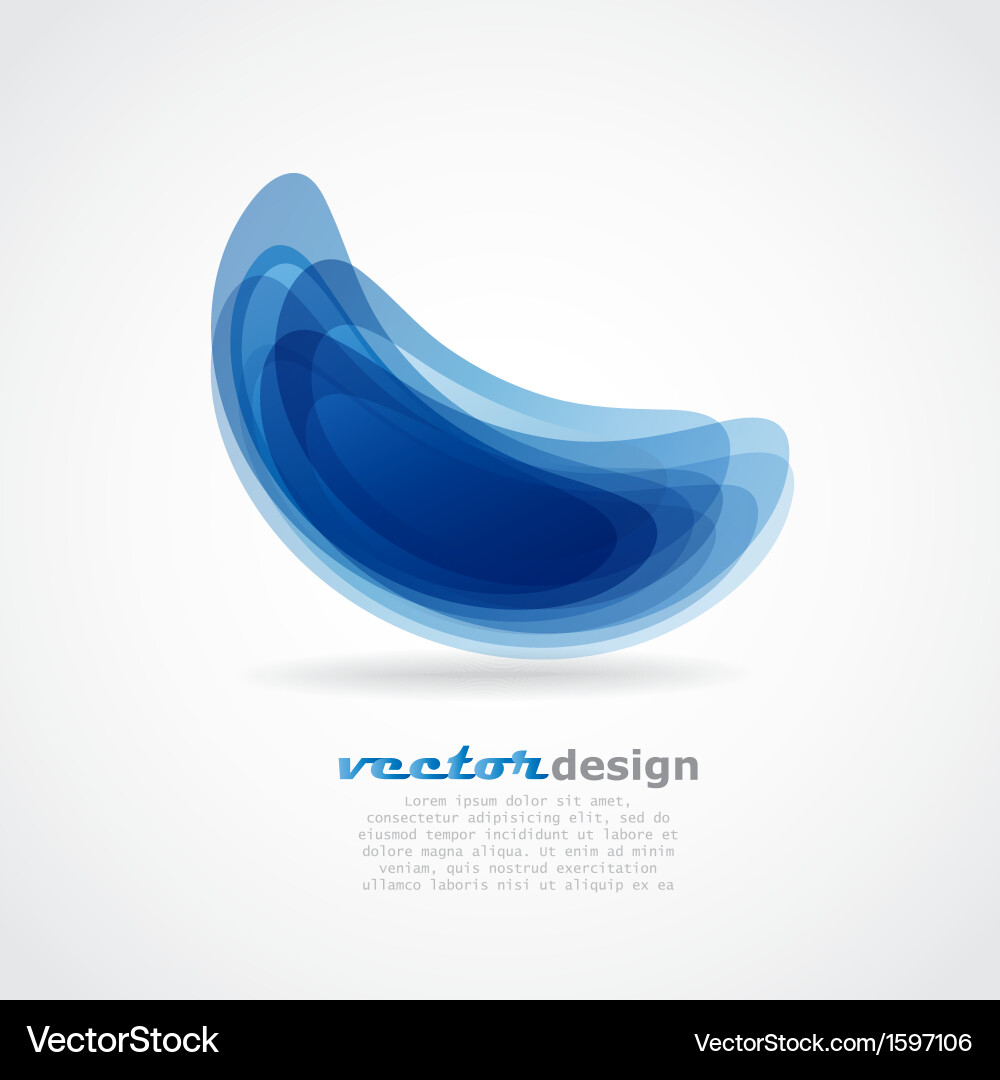 Infinite Loop Logo - Abstract Shape vector image