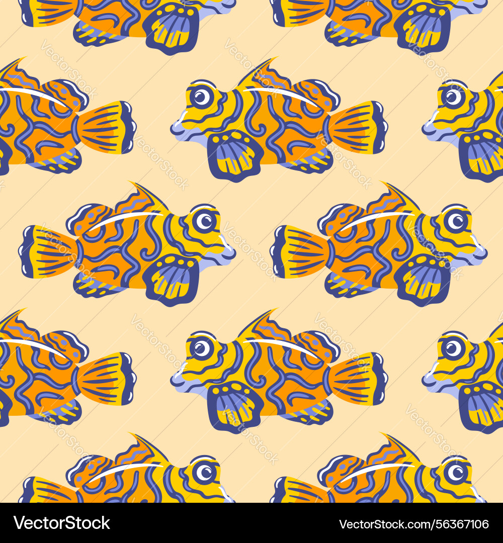 Seamless pattern features Vector Image