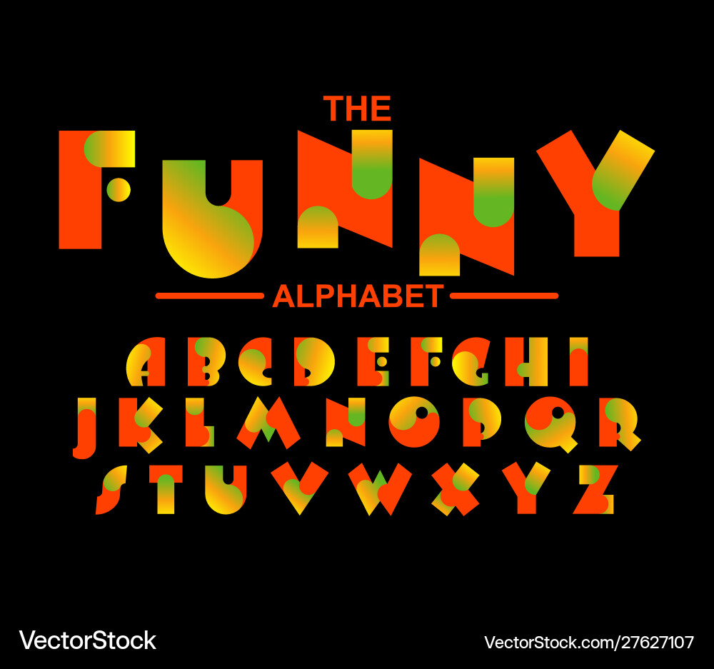 Alphabet letter on modern style Alphabet letter on modern style vector image