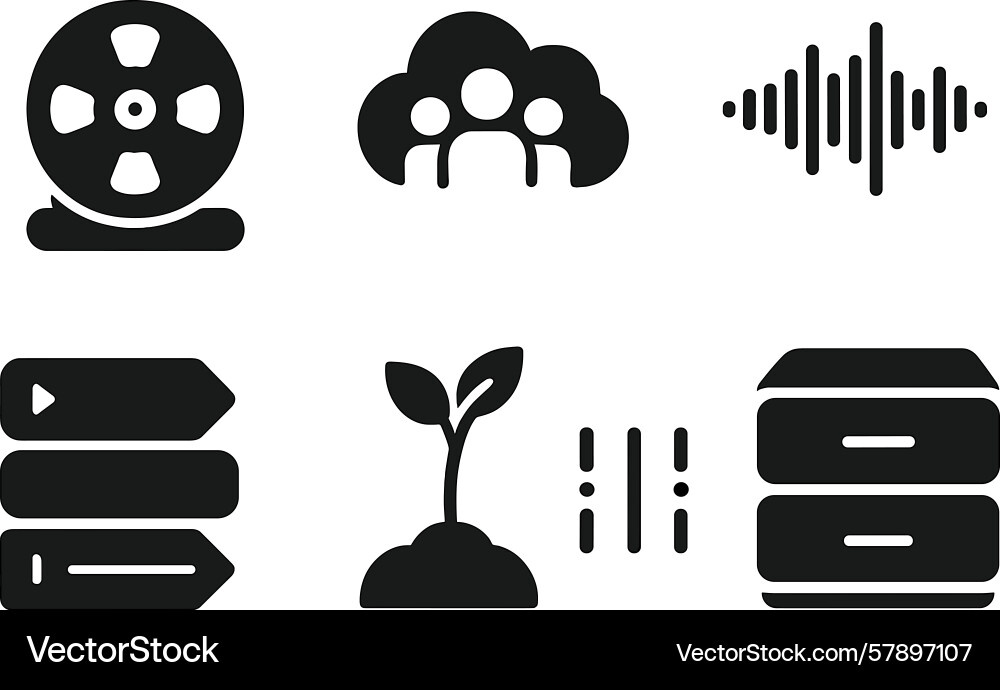 Creative visual representations of various Vector Image
