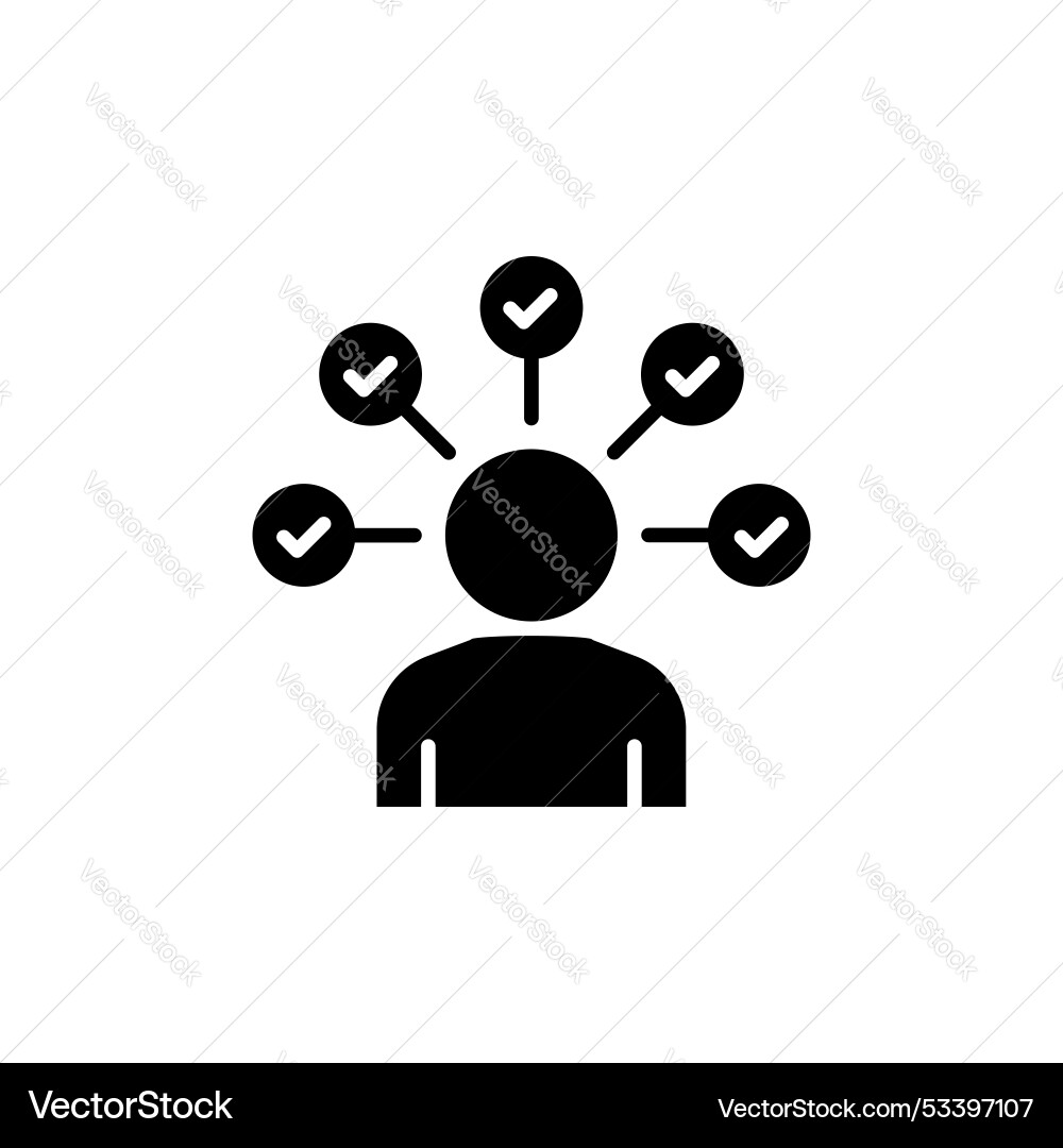 Multitask line icon isolated on white background Multitask line icon isolated on white background Vector Image