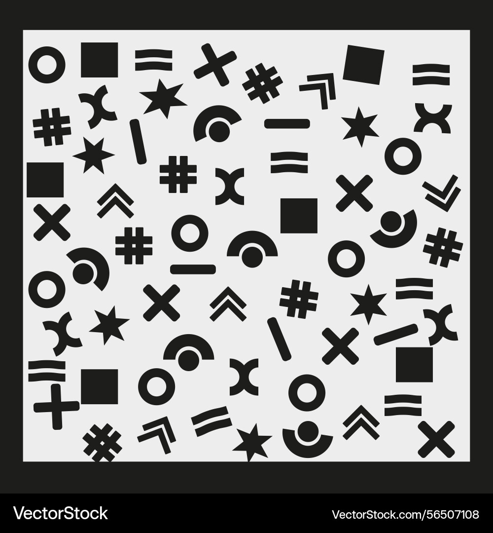 Seamless abstract pattern shape mix minimal Seamless abstract pattern shape mix minimal vector image