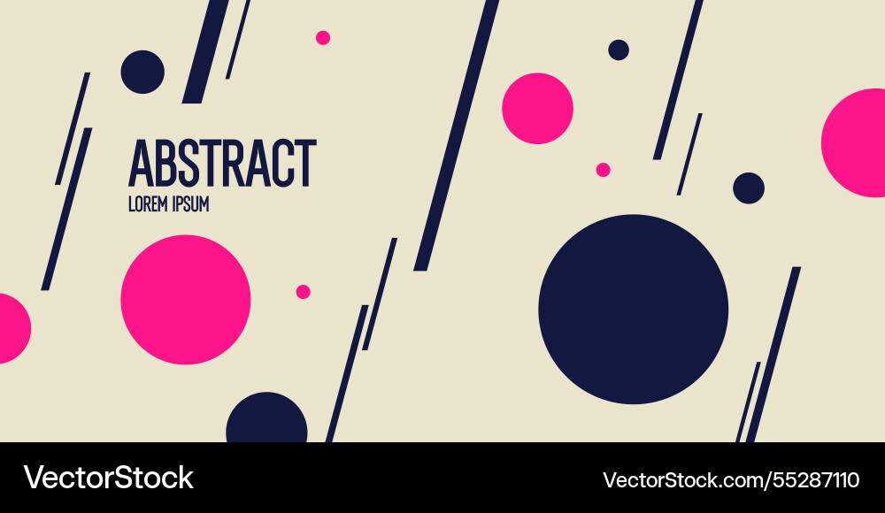Abstract composition with dynamic and geometric Abstract composition with dynamic and geometric vector image