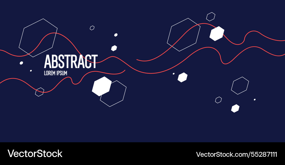 Background with abstract shapes a template Background with abstract shapes a template Vector Image