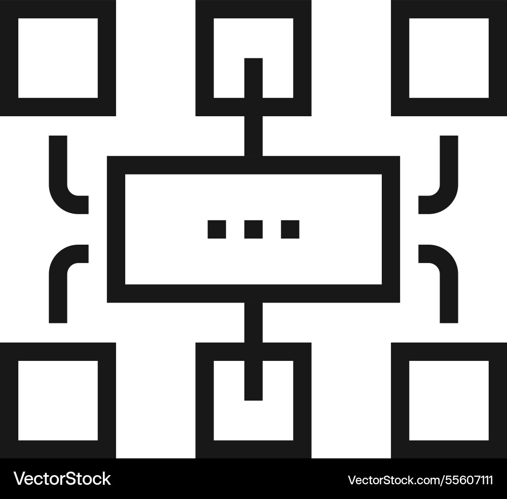 Planlinie Web-Icon-Konzept Planlinie Web-Icon-Konzept vektorbild
