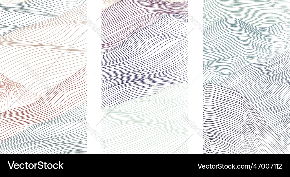 Abstract background with hand drawn lines pattern Vector Image