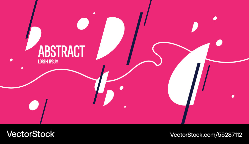 Abstract composition with dynamic and geometric Abstract composition with dynamic and geometric Vector Image