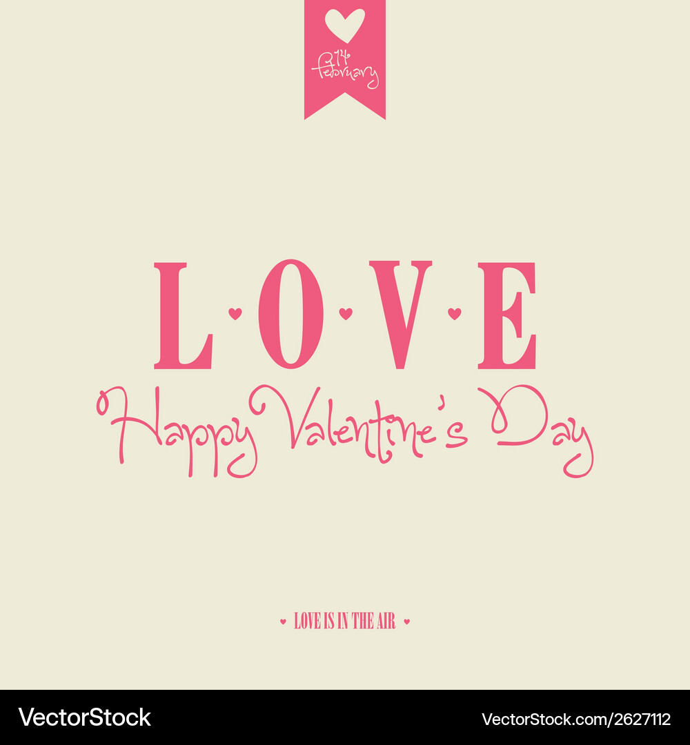 Abstract love background with some special objects Vector Image