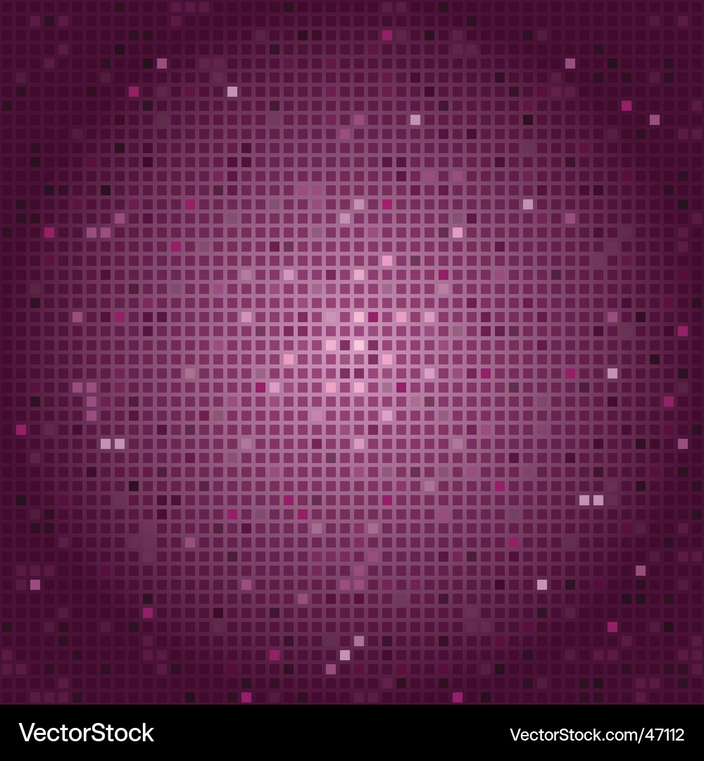 Intricate Purple Mosaic Vektorbild