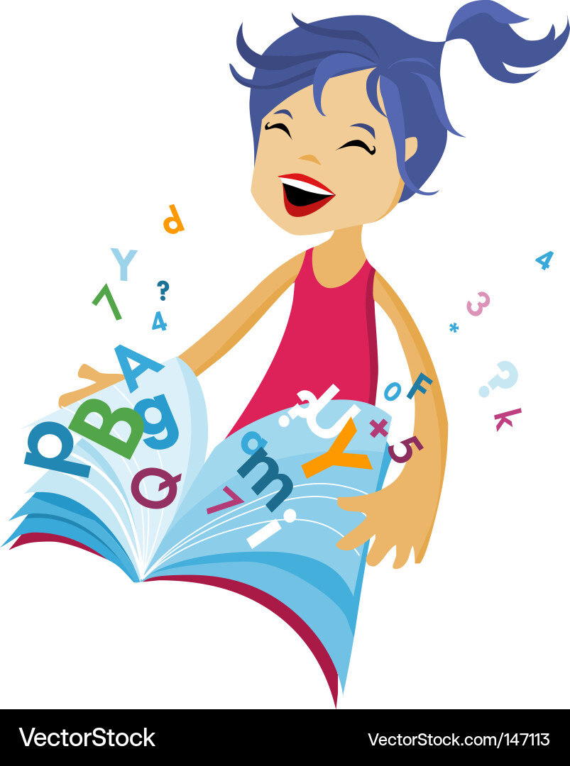School girl Royalty Free Vector Image - VectorStock