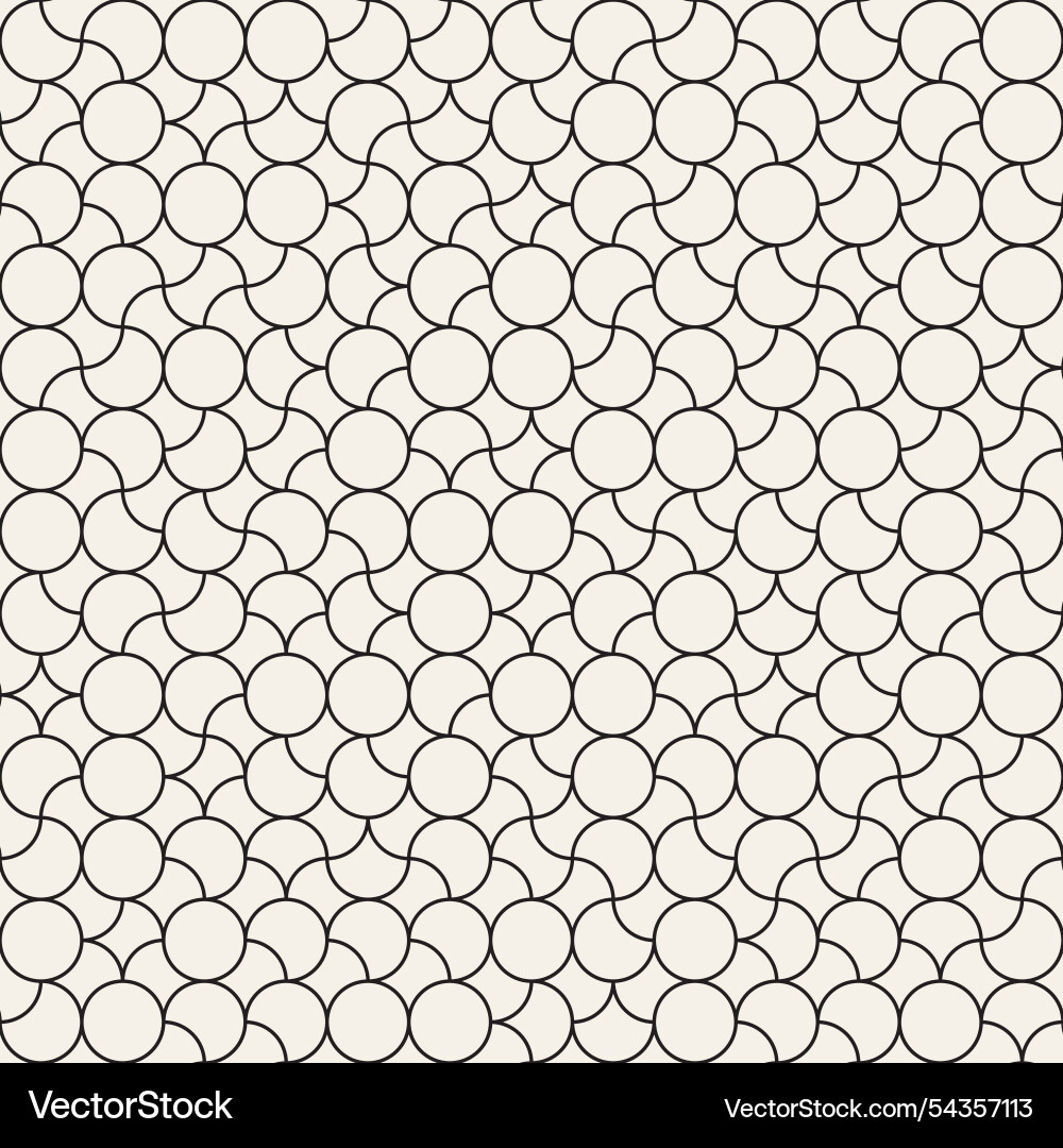 Seamless pattern repeating geometric elements Vector Image