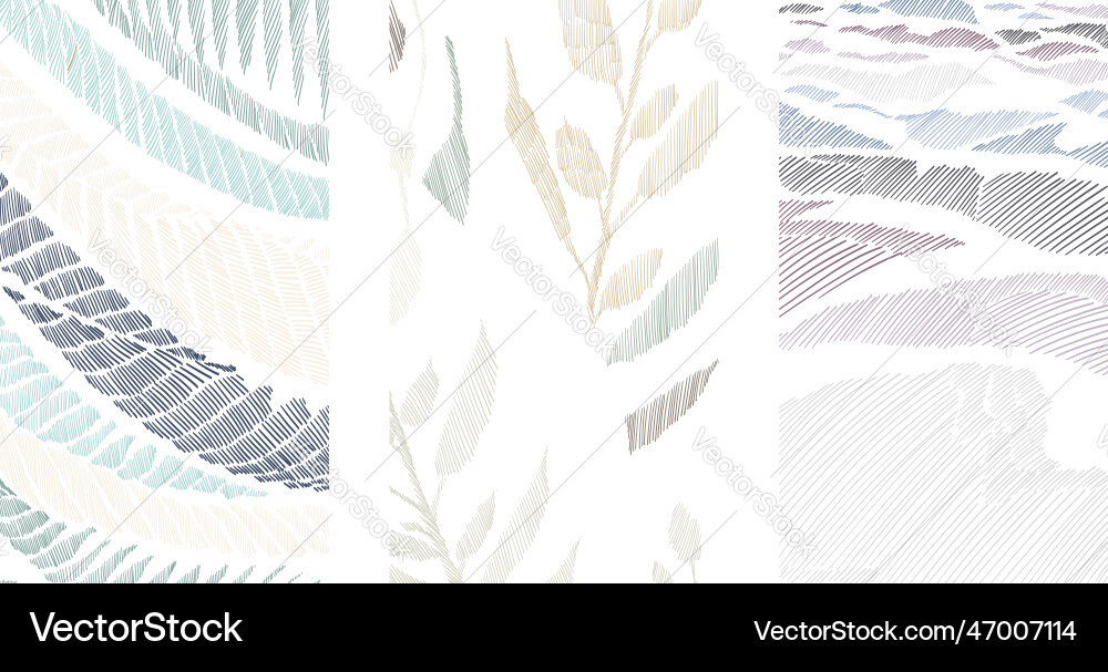 Abstract Line Pattern Background vector image