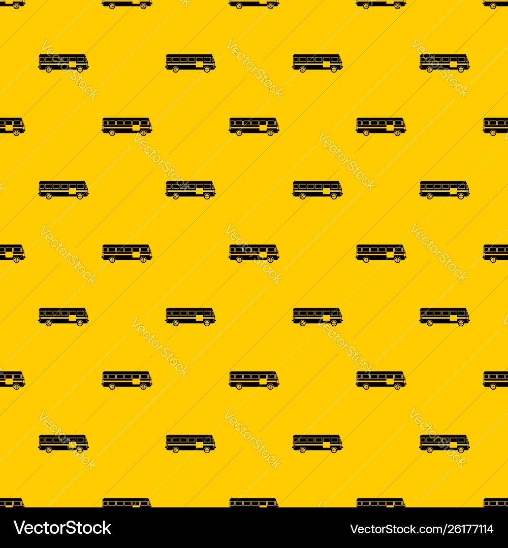Bus pattern vector image