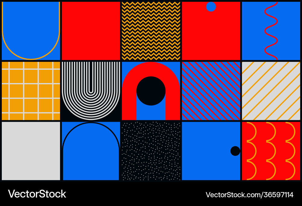 Geometric Repetitive Pattern vector image
