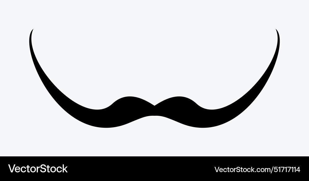 Moustache Ikone Set Sammlung von üppig stilvoll Moustache Ikone Set Sammlung von üppig stilvoll vektorbild