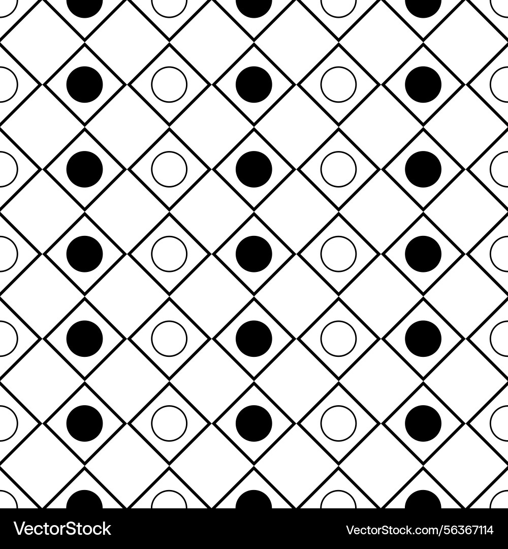 Seamless pattern abstract geometric background vector image