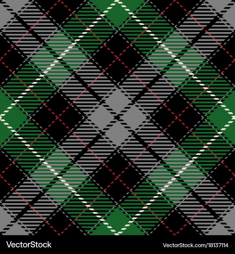 Tartan seamless pattern background vector image