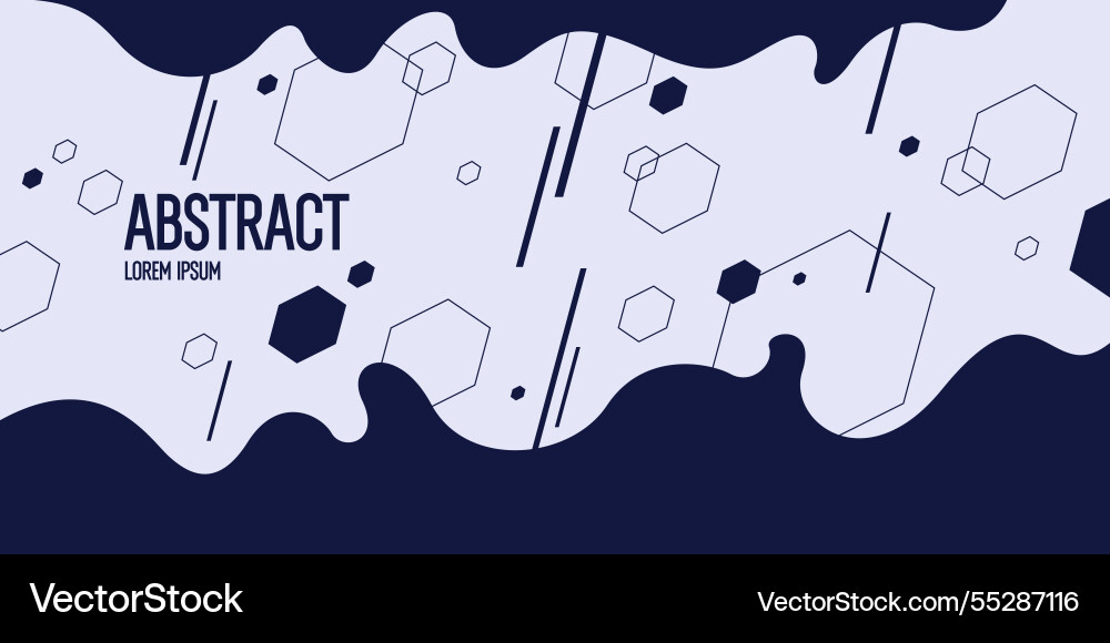 Background with abstract shapes a template Background with abstract shapes a template Vector Image