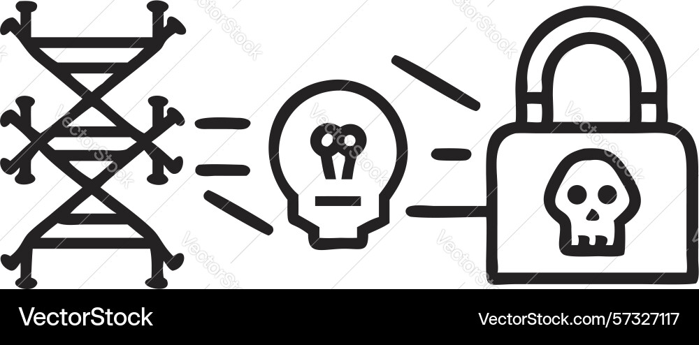 Cybersecurity threat and data vulnerability Vector Image