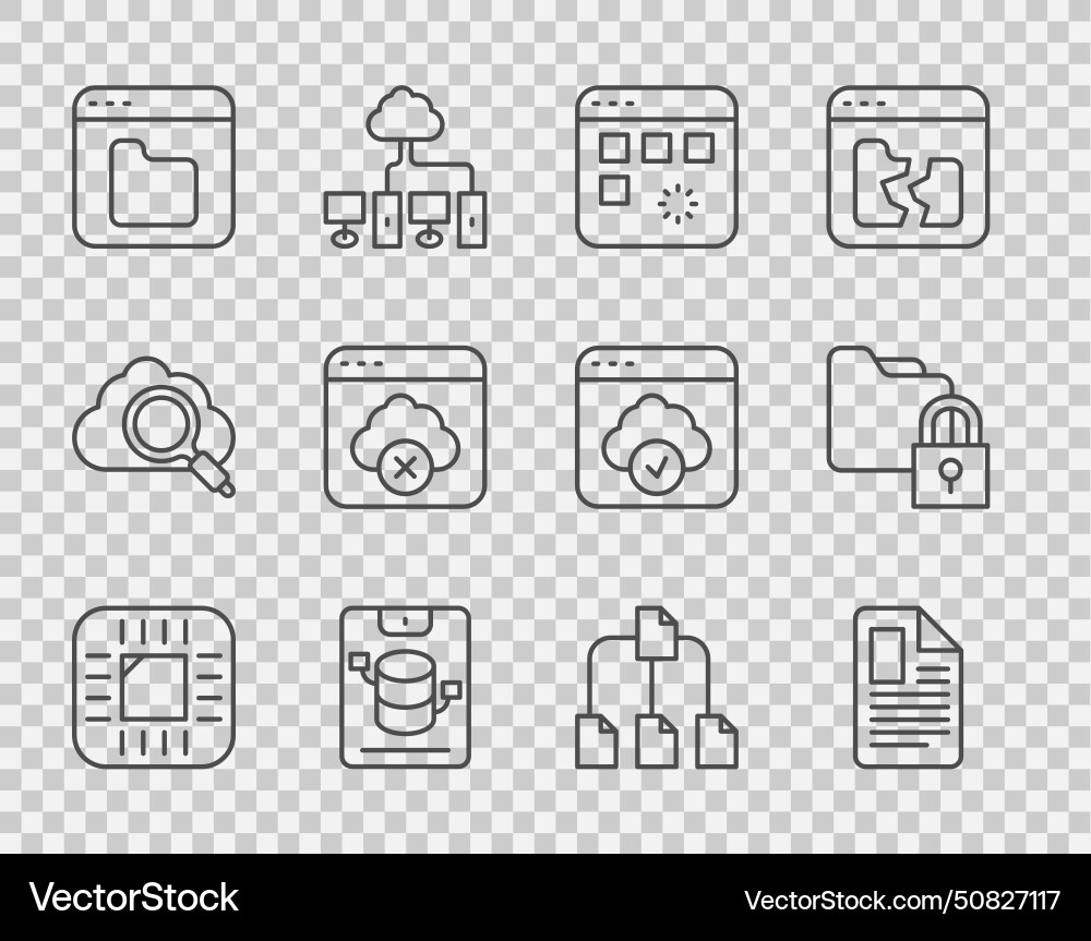 Set line processor with cpu file document loading Set line processor with cpu file document loading vector image