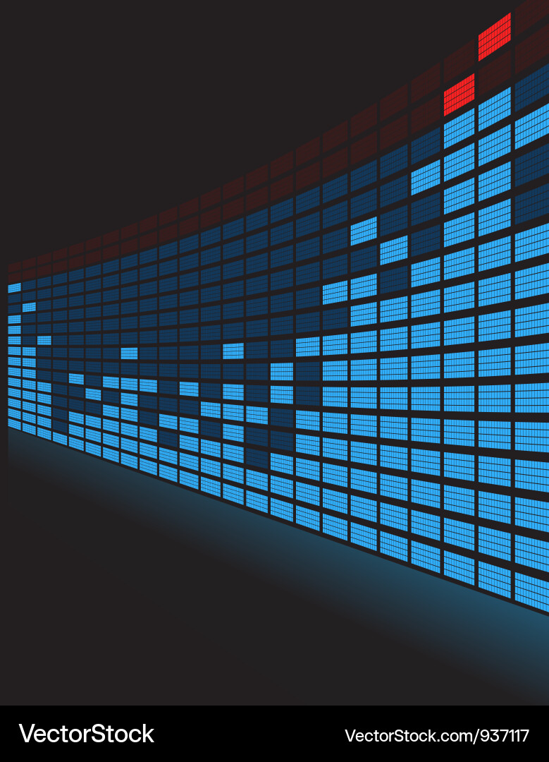 Sound Equalizer Display Vector Image