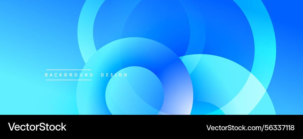 Abstract blue background features overlapping Abstract blue background features overlapping vector image
