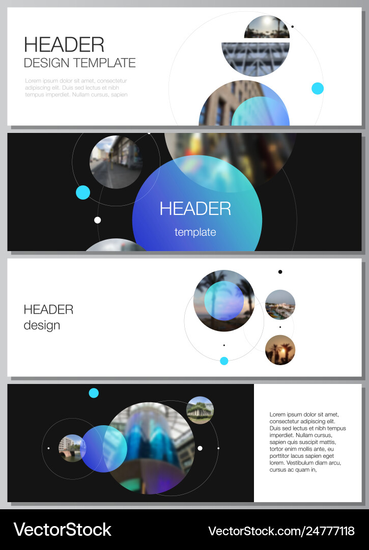 Minimalistische Layout-Header-Banner Minimalistische Layout-Header-Banner vektorbild