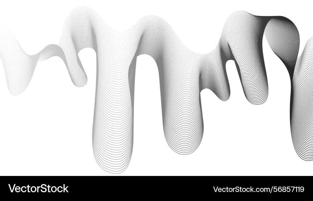 Abstract backdrop with grey wave gradient lines Abstract backdrop with grey wave gradient lines Vector Image