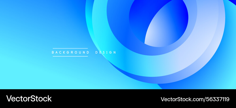 Abstract blue design features overlapping Abstract blue design features overlapping vector image