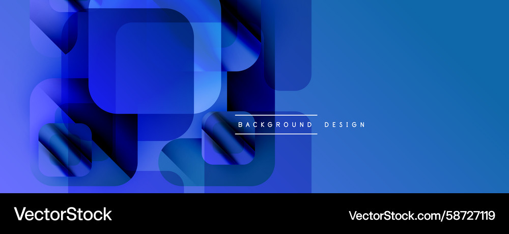 Abstract blue shapes overlap creating modern Abstract blue shapes overlap creating modern Vector Image