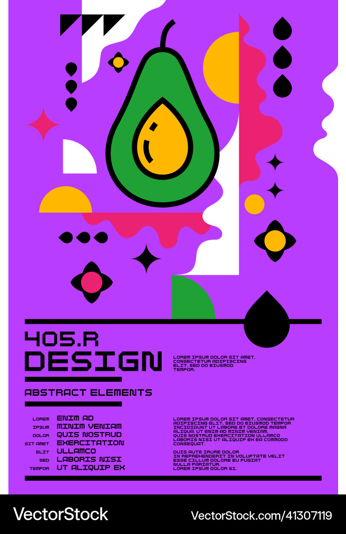 Composition with dynamic shapes abstract Composition with dynamic shapes abstract vector image