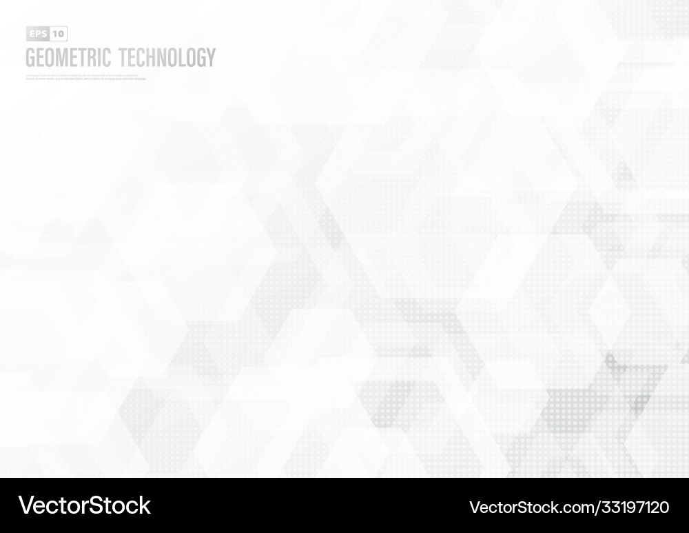 Abstract hexagonal patter design technology Abstract hexagonal patter design technology vector image