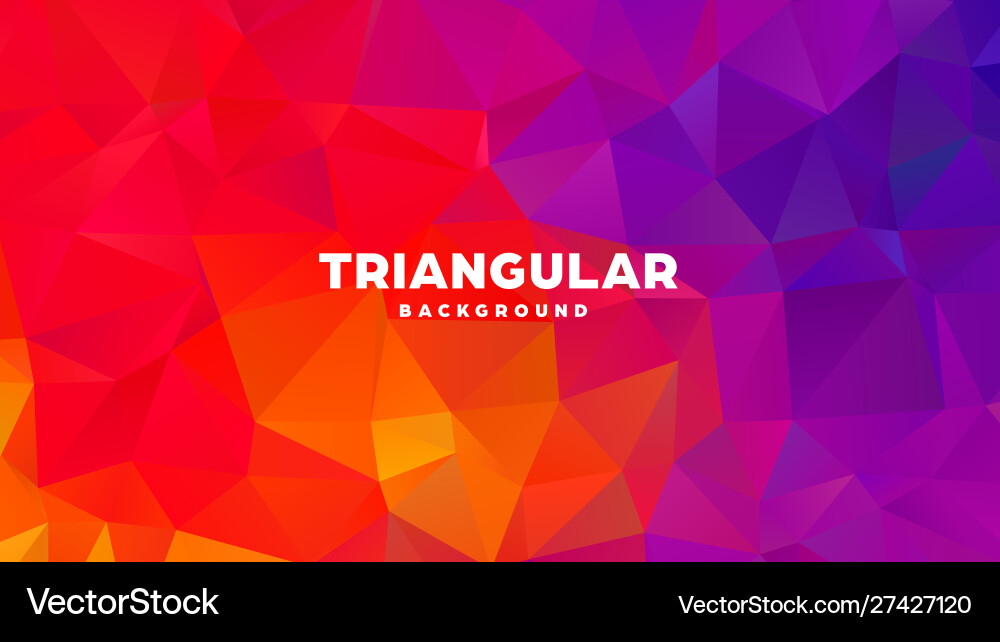 Triangle polygonal abstract geometric background Triangle polygonal abstract geometric background vector image