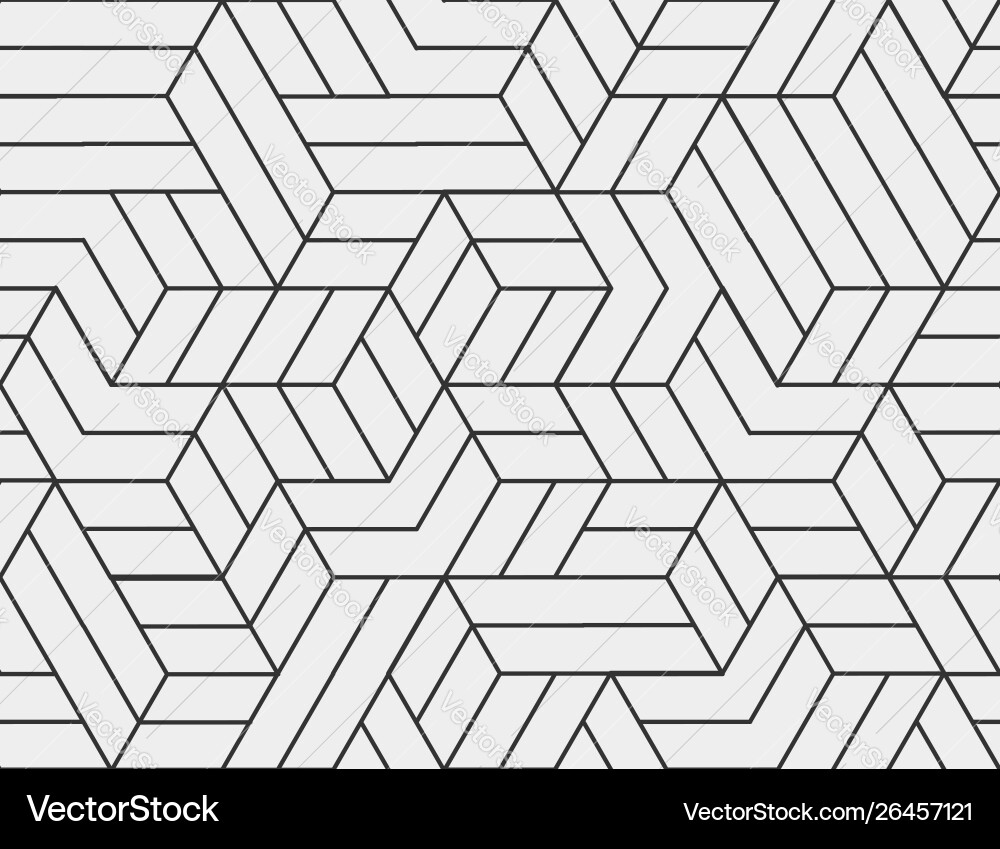 Abstract Geometric Line Pattern Vector Image