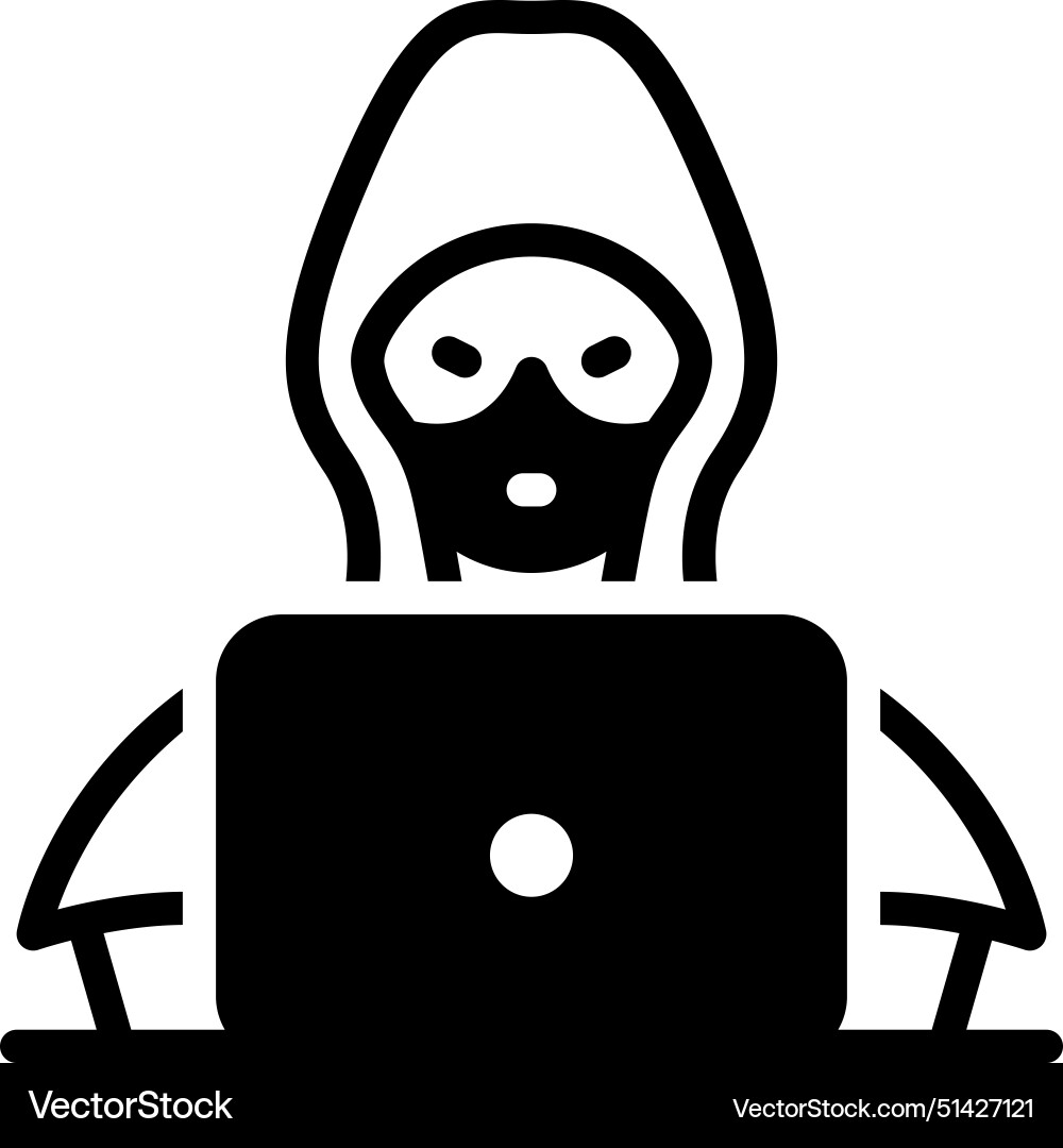 Hacker vector image
