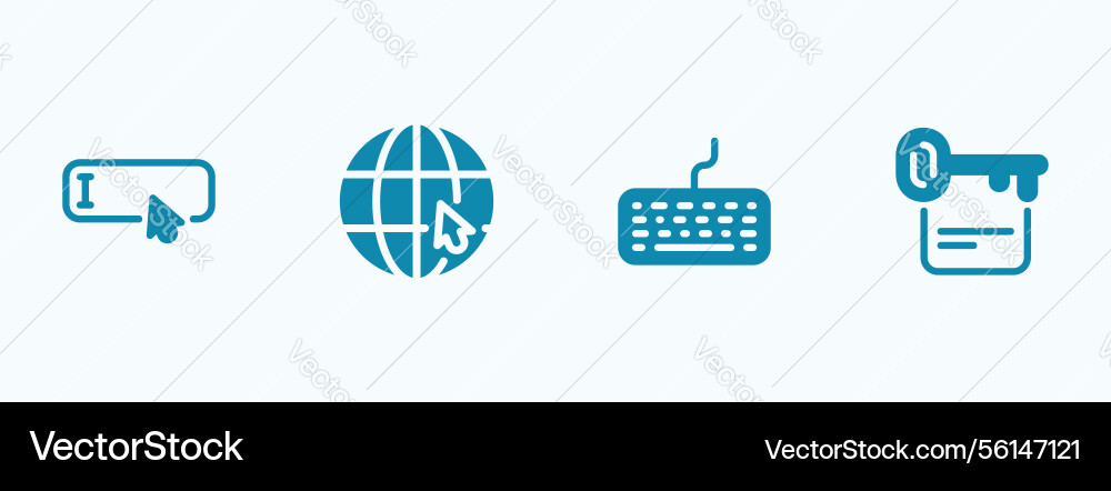 Simple icon on a theme internet queries Simple icon on a theme internet queries vector image