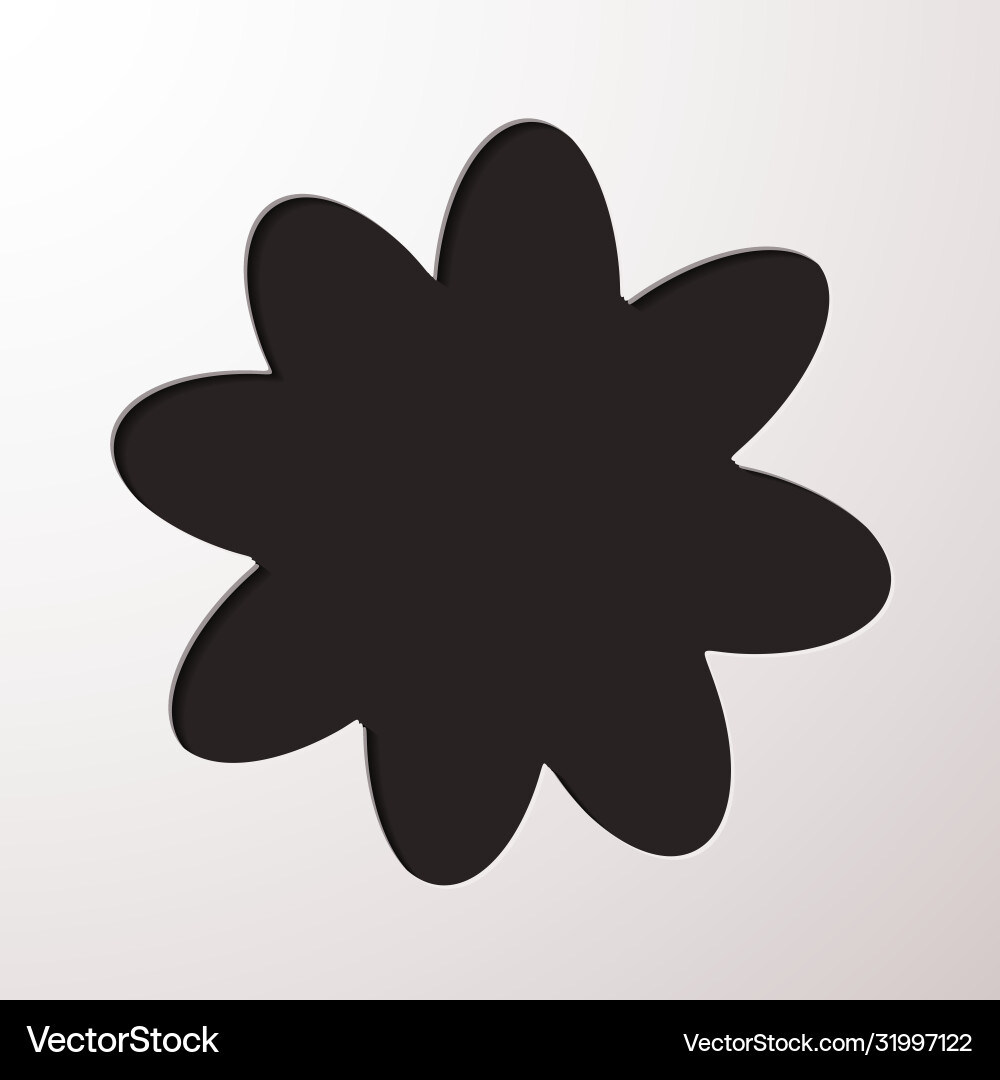 Flower icons for pattern with white background Vector Image