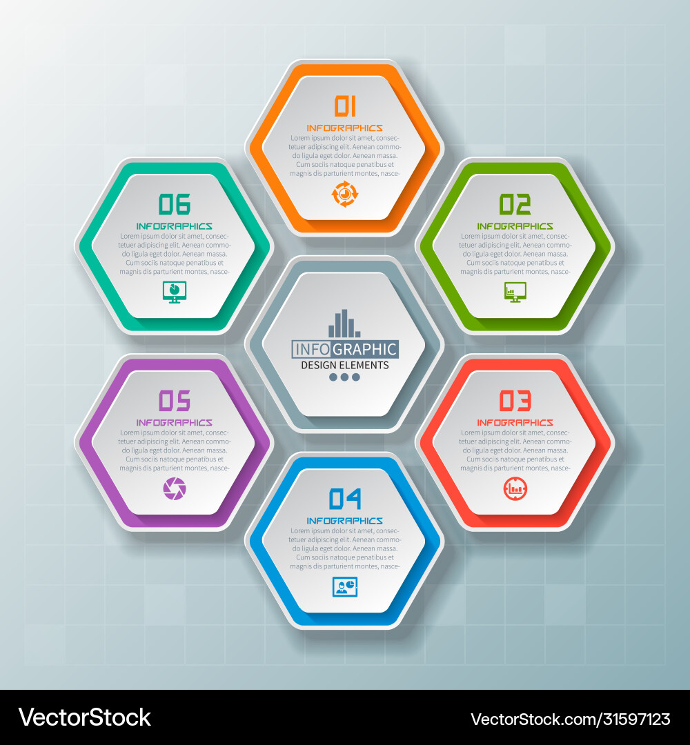 Abstract 3d Papier Infografiken Business Template Abstract 3d Papier Infografiken Business Template vektorbild