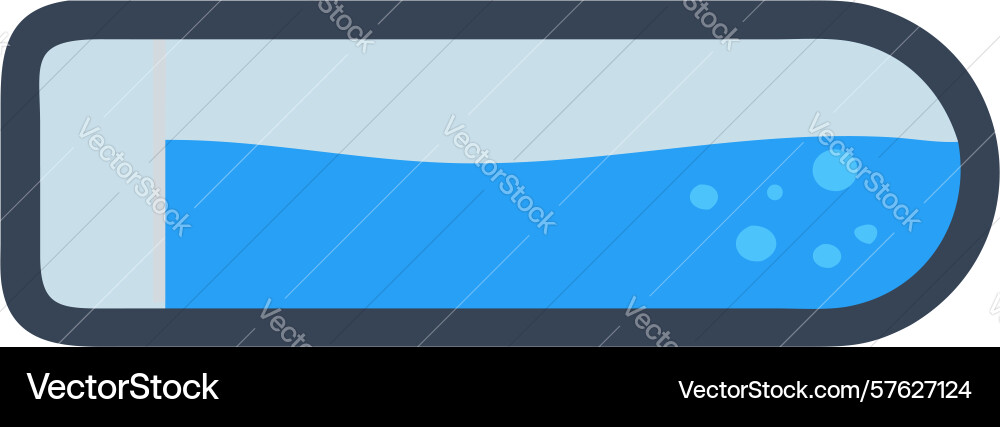 Battery icon with low charge level indicator Vector Image
