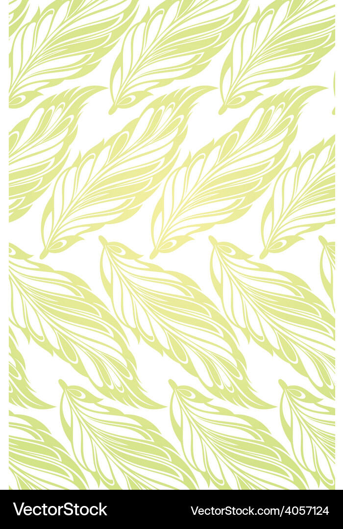 Seamless pattern with feathers Vector Image