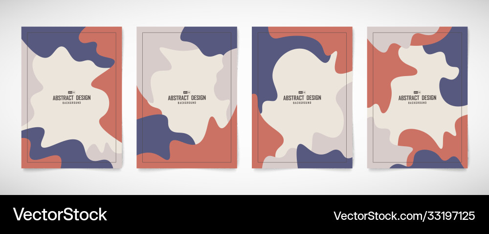 Abstrakte minimale Farbe Design Form Muster Vektorbild