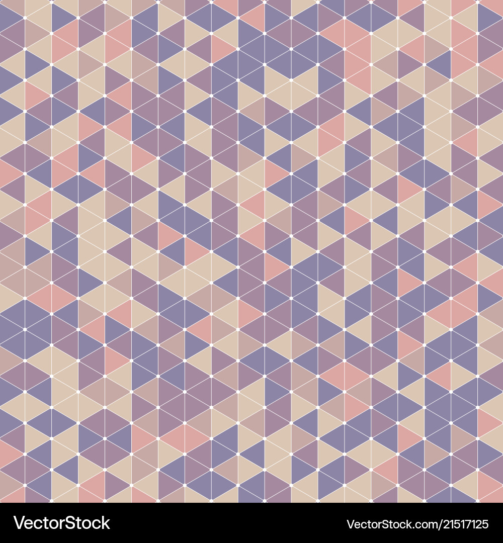 Retro triangle design background vector image