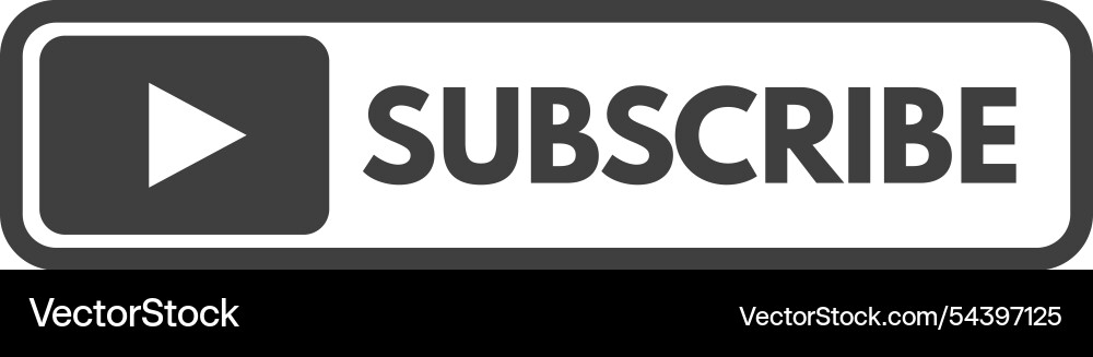 Subscribe button - simple vector image
