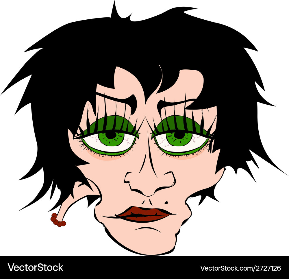 Bad girl Vector Image
