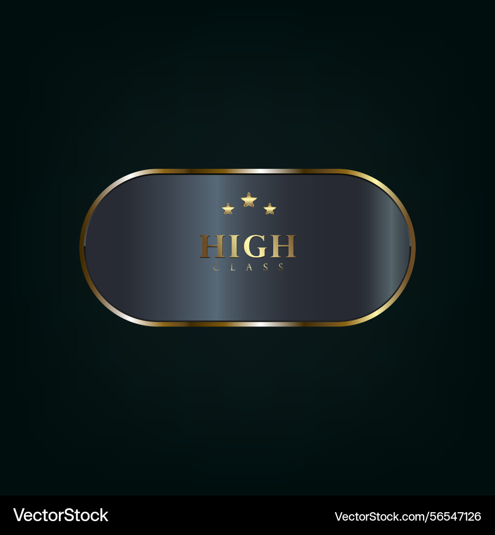 Dark gold button color glossy and gradient Dark gold button color glossy and gradient vector image
