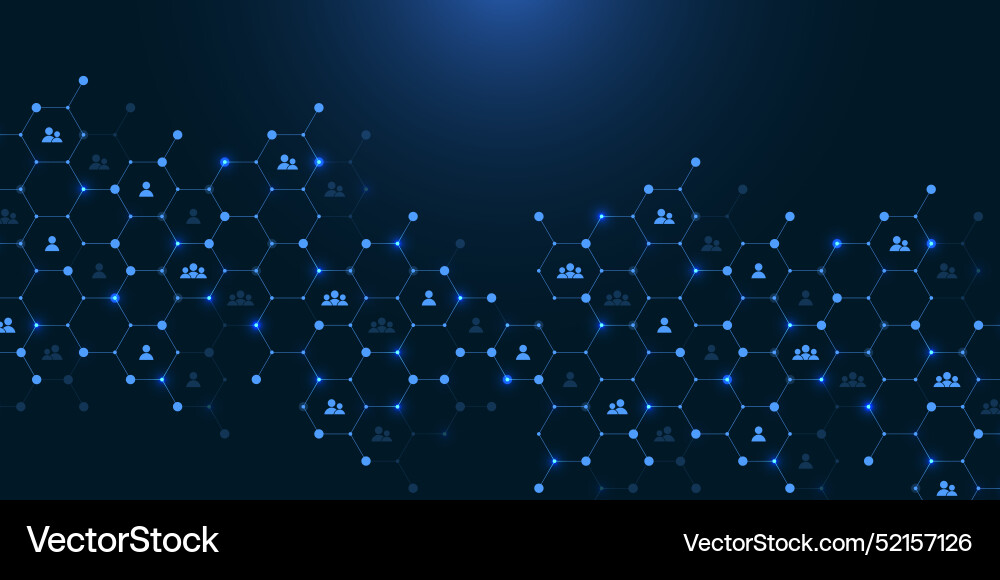 Global Network Connection vector image